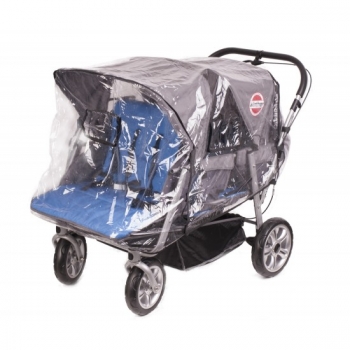 Winther Zubehr fr Krippenwagen Buggy 4 Kids Regenschutz