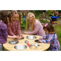 First Tools Outdoor Runder Sand-Spieltisch