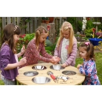 First Tools Outdoor Runder Sand-Spieltisch