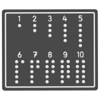 Activity Table Spielboard - Mathe 1-10