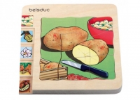 Lagenpuzzle Kartoffel und Karotte - 2er Set